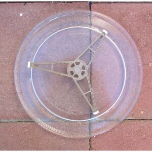 Glass Microwave Turntable Plate Y101 with Roller Ring 5888W1A Used